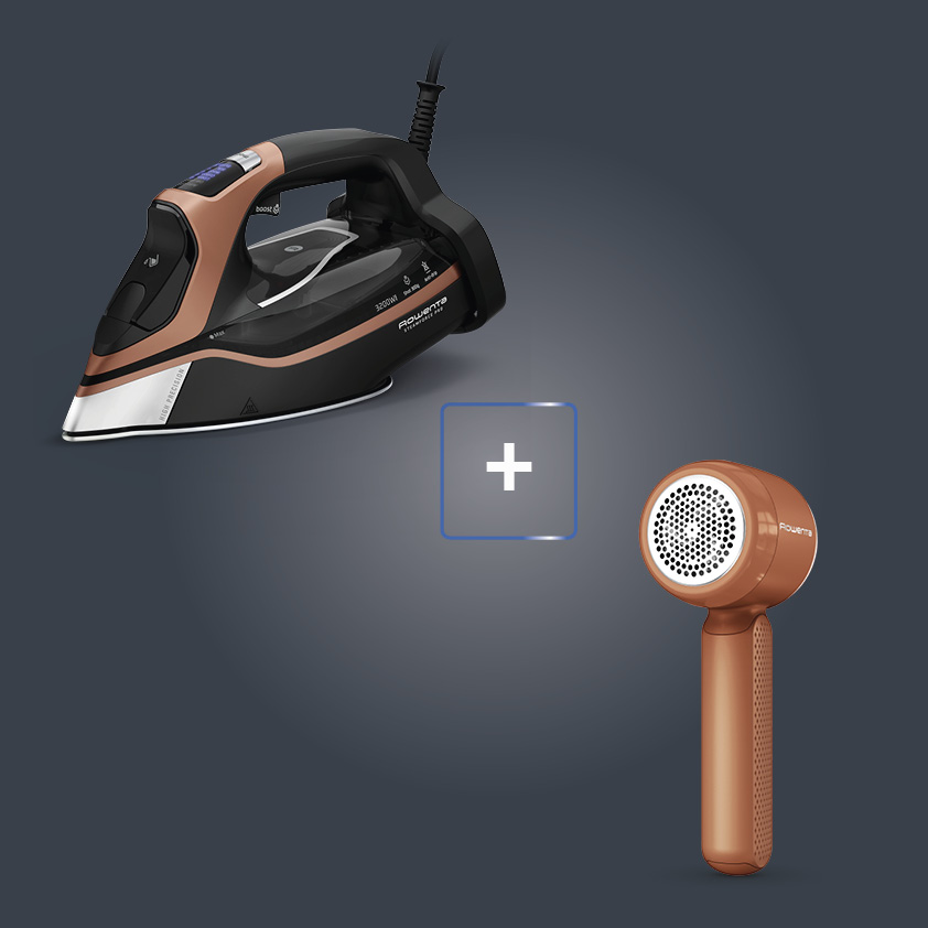 Rowenta Pack Esclusivo Online - Steamforce Pro Ferro A Vapore + Easy Care Levapelucchi Ricaricabile-image