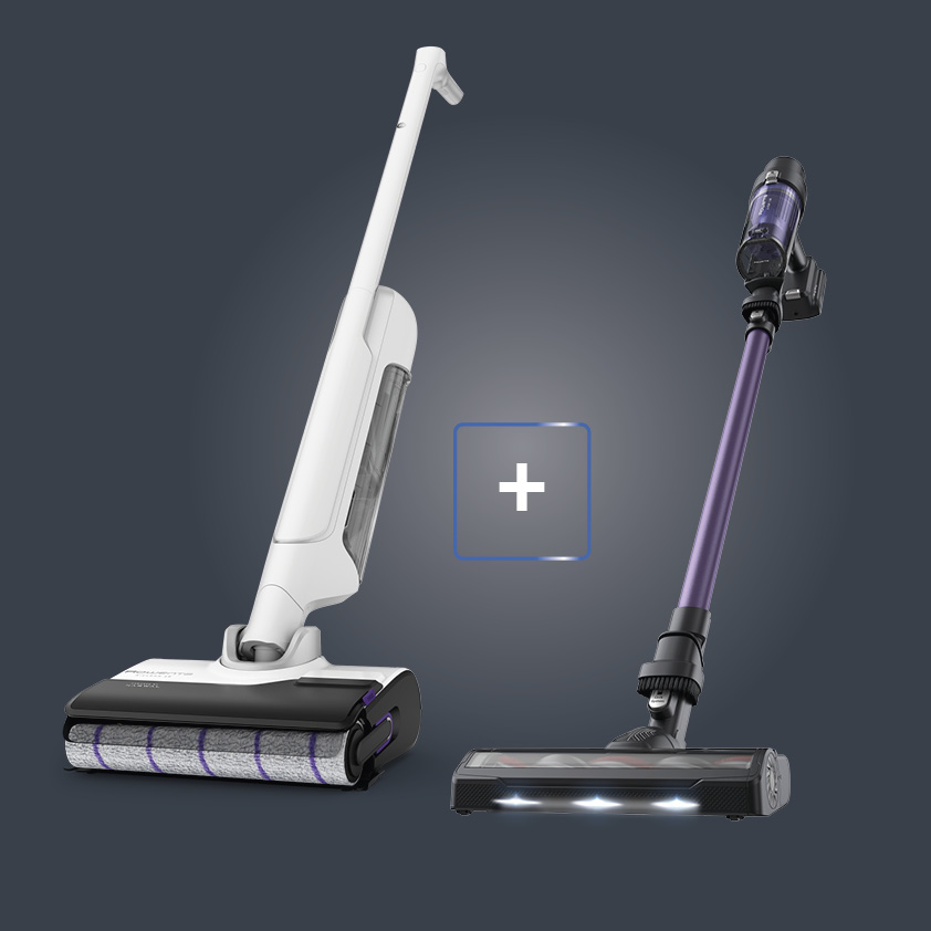 Rowenta Pack Esclusivo Online - Lavapavimenti X-Clean 10 + Aspirapolvere Senza Filo X-Pert 7.60 Essential-image