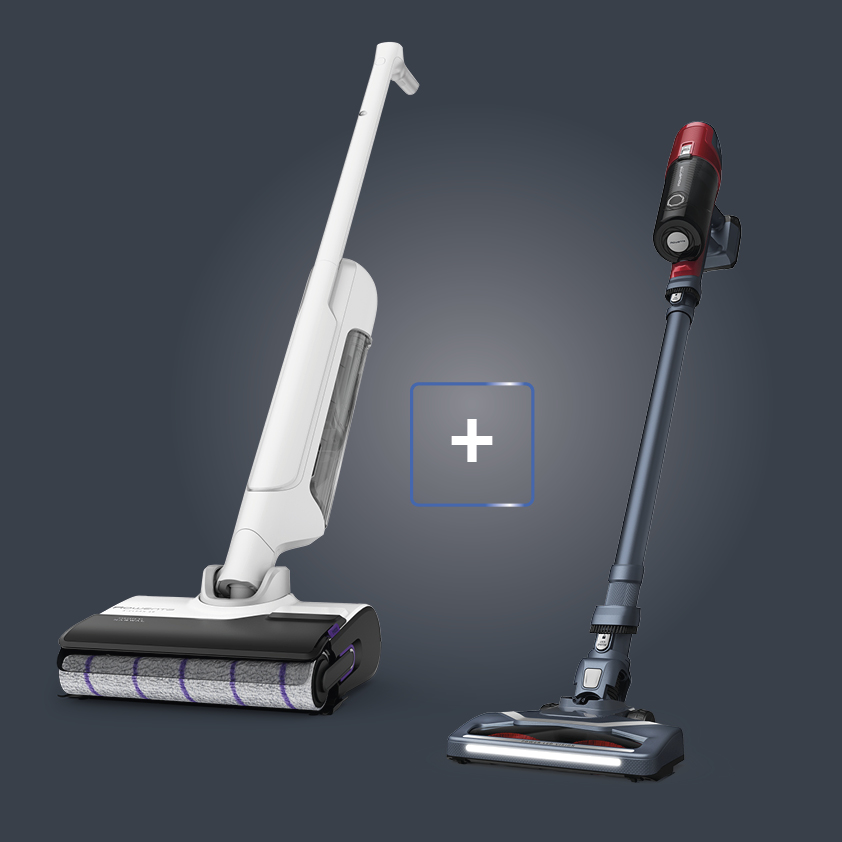 Rowenta Pack Esclusivo Online - Lavapavimenti X-Clean 10 + Aspirapolvere Senza Filo X-Pert 6.60-image