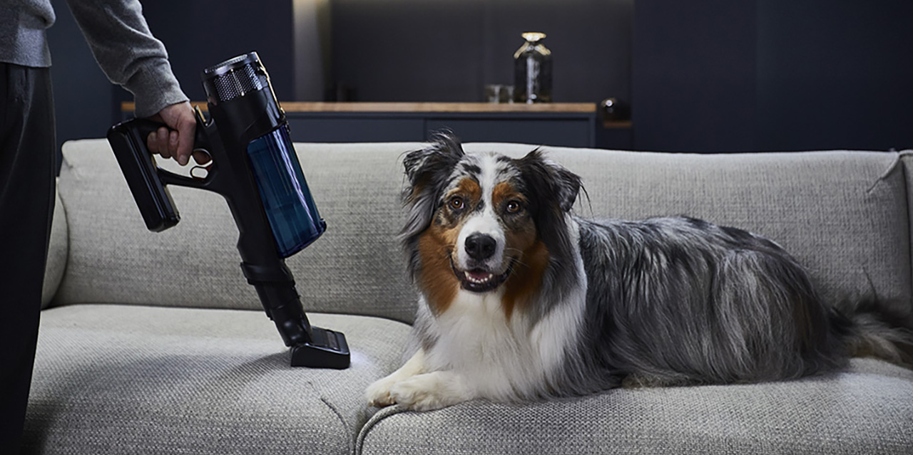 AIRROBO PG10 Rasoio Per Cani Con Aspirapolvere 12000 Pa, Spazzola Per La Rimozione Dei Animali Domestici, Per Cani E Gatti, Con Attrezzi Per La Cura, Contenitore Della Polvere Da 1,4L - Foto 10